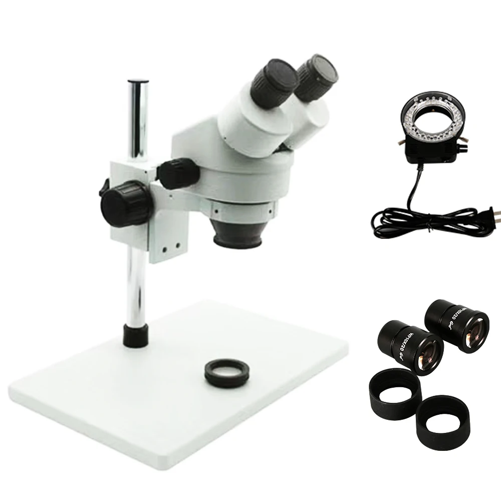 Binocular stereo microscope Industrial microscope 745X Continuous zoom