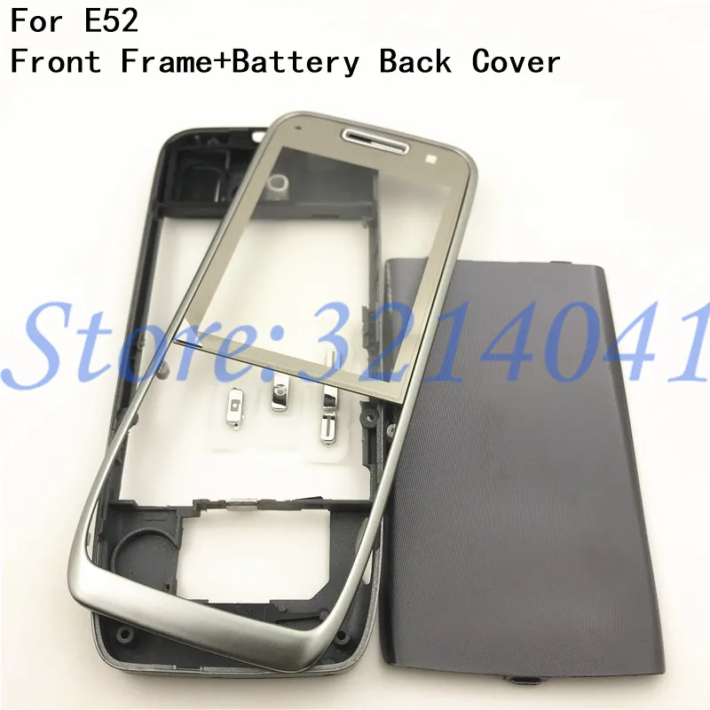 

Good quality Original For Nokia E52 Housing Front Frame Battery Back Cover + Logo(Without Keypad)