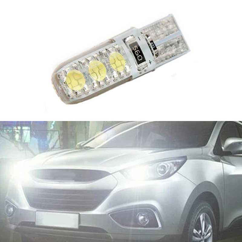 

1x Car T10 w5w 6LED 5050SMD Width Lamp Clearance light for Hyundai solaris accent i30 ix35 i20 elantra santa fe tucson getz