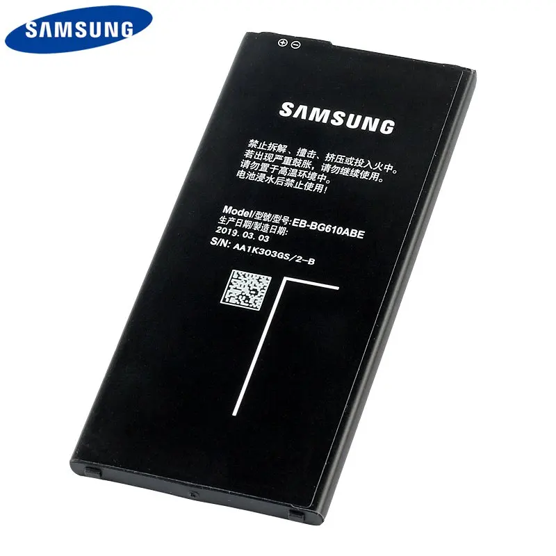 Аккумулятор samsung EB-BG610ABE для samsung GALAXY ON7 G6100 Edition J7 Prime Сменный аккумулятор для телефона 3300 мАч