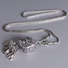 V.YA-collier pendentif en argent Sterling S925 pour femmes, collier avec pompon rétro, Sachet avec chaîne, bijoux cadeaux élégants ► Photo 3/6