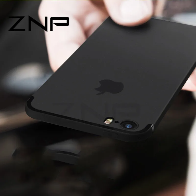 

ZNP Luxury Back Matte Soft Silicone TPU Case For iPhone X XS Max XR Cases Full Cover For iPhone 7 8 Plus 6 6s X Phone Case p30