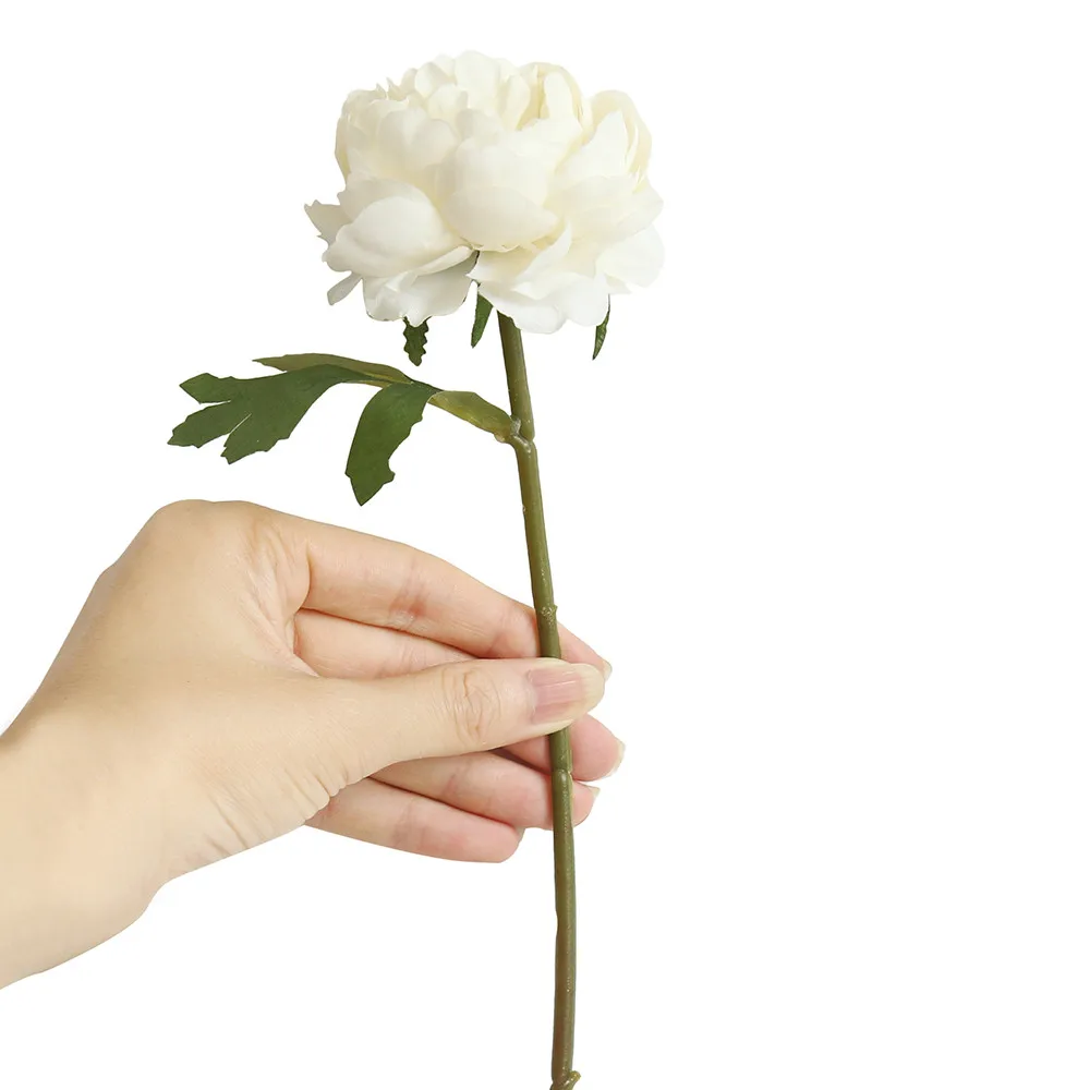 Шелковый цветок Европейский Искусственный Поддельный Западный цветок розы пион Свадебный букет для украшения свадьбы домашний Декор маленький букет@ 3