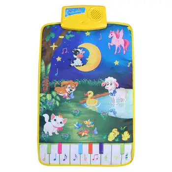 

Baby Piano Mats Music Carpets Baby Animal Touch Play Game Children Crawling Piano Carpet Educational Musical Gifts Toys For Kids