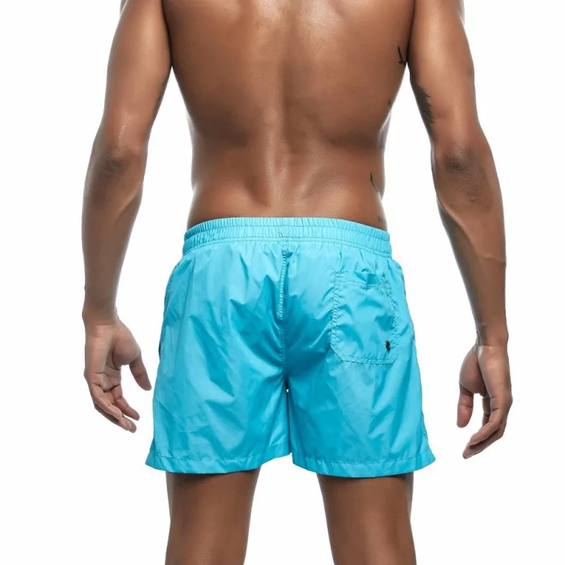 KWAN. Z Пляжные Шорты однотонные для мужчин короткие masculino praia тонкий cuecas masculina восемь цветов бермуды masculina praia