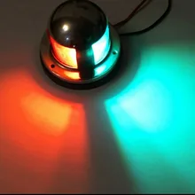 12 В нержавеющая сталь Морская Лодка Яхта светодиодный светильник навигации красный и зеленый лук светильник s палуба Крепление#279393