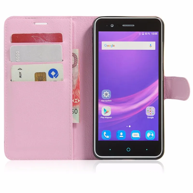 For ZTE A510 Case Luxury PU Leather Back Cover Case For ZTE Blade A510 A 510 Case Flip Protective Phone Bag Skin With Slots (21)