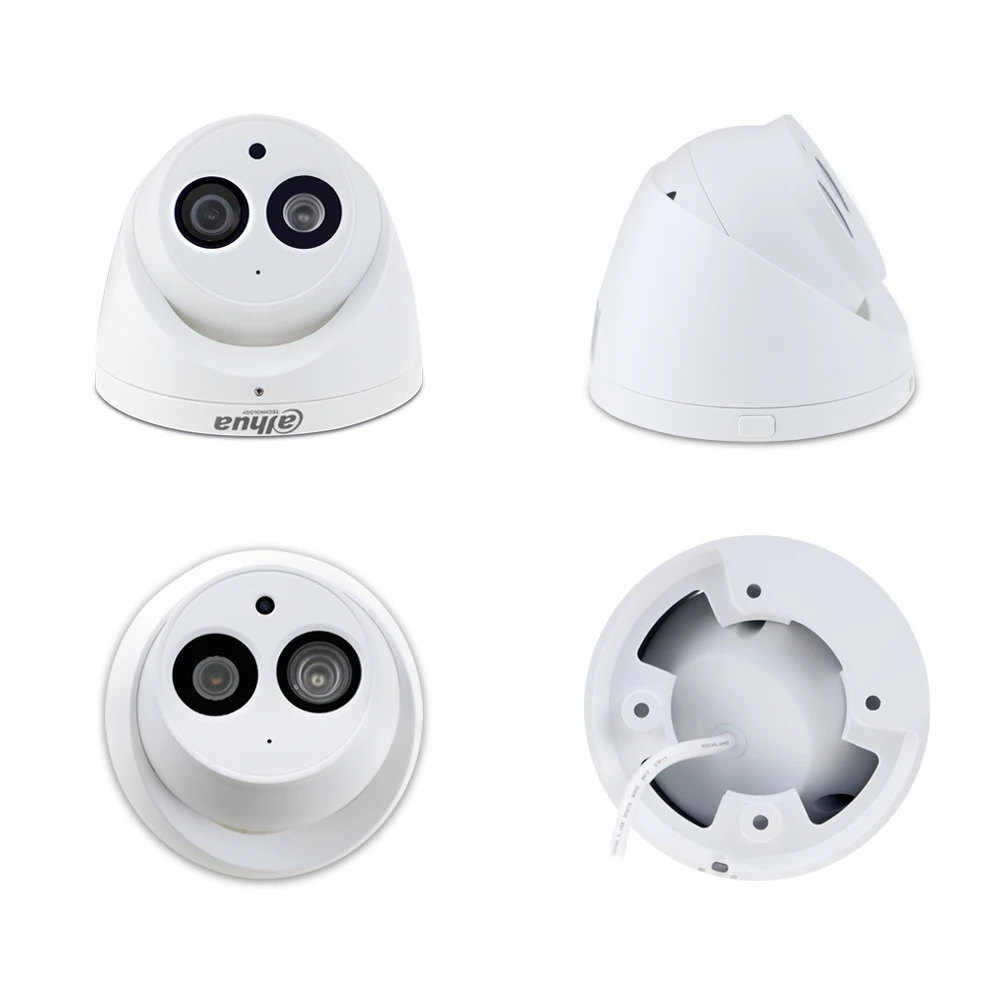 DaHua POE IP Camera IPC-HDW4433C-A IPC-HDW4631C-A POE 4MP 6MP Network IP Camera Built-in MIC 30M IR Night Vision WDR Onvif 2.4