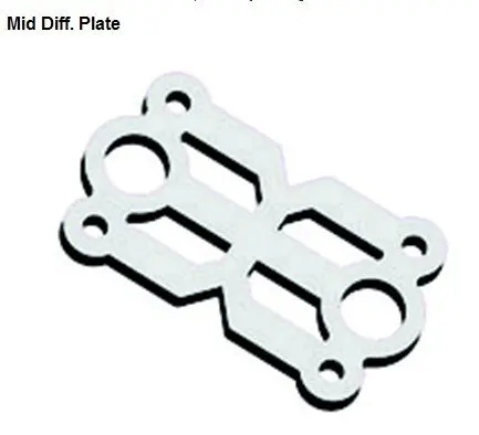 Запчасть для HSP 81001 Центр Diff. Пластина р/у машинка HiMOTO Hispeed 1/8 масштабные