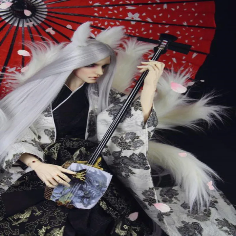 BJD реквизит музыка Koto кимоно Haori Huakui установлен 1/3 дяди|bjd props|1/3 bjd kimonobjd kimono |