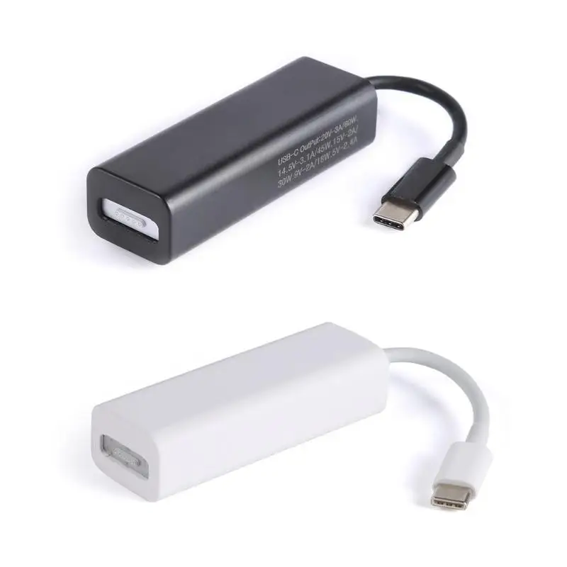 Pаспродажа font b USB b font 3,1 type C штекер Magsafe 2 5Pin женский кабель адаптер шнура конвертера подходит для ноутбуков смартфонов с font b USB b font C портами