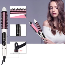 2 In1 Электрический Выпрямитель для волос Керамика паровой выпрямитель турмалин волос, утюжок для выпрямления волос плойка профессиональная машинка для стрижки волос Инструменты для укладки волос 45