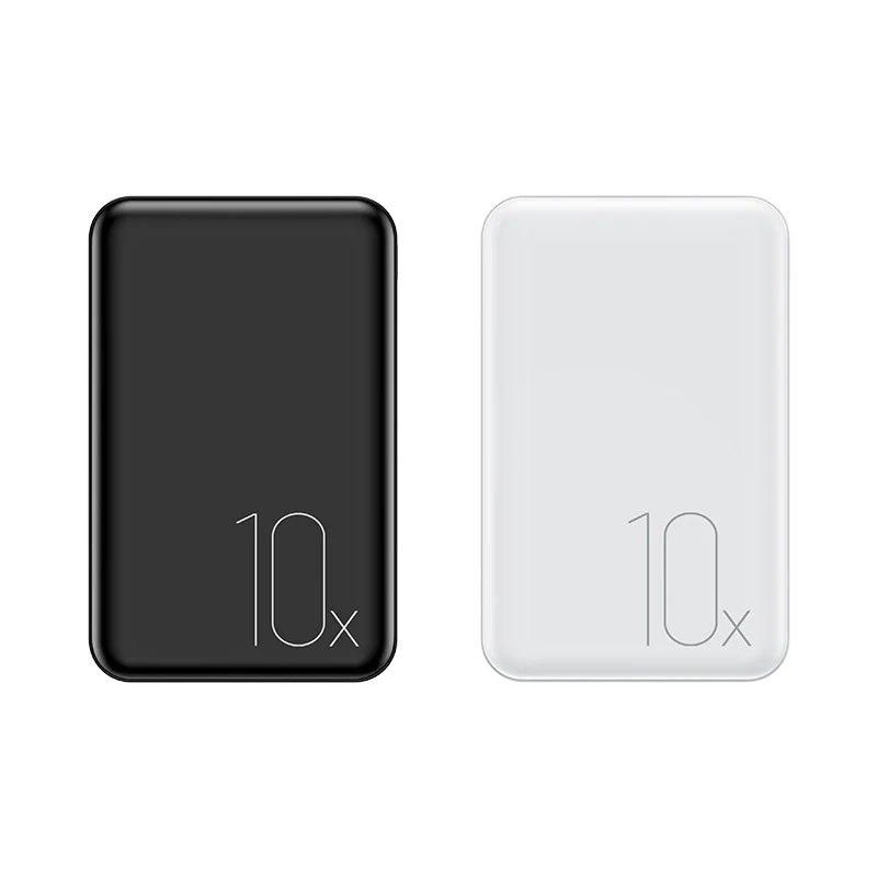 

10000mAh Mini Power Bank For iPhone Samsung For Huawei Double USB Fast Charging Two-way Quick Charge Powerbank External Battery