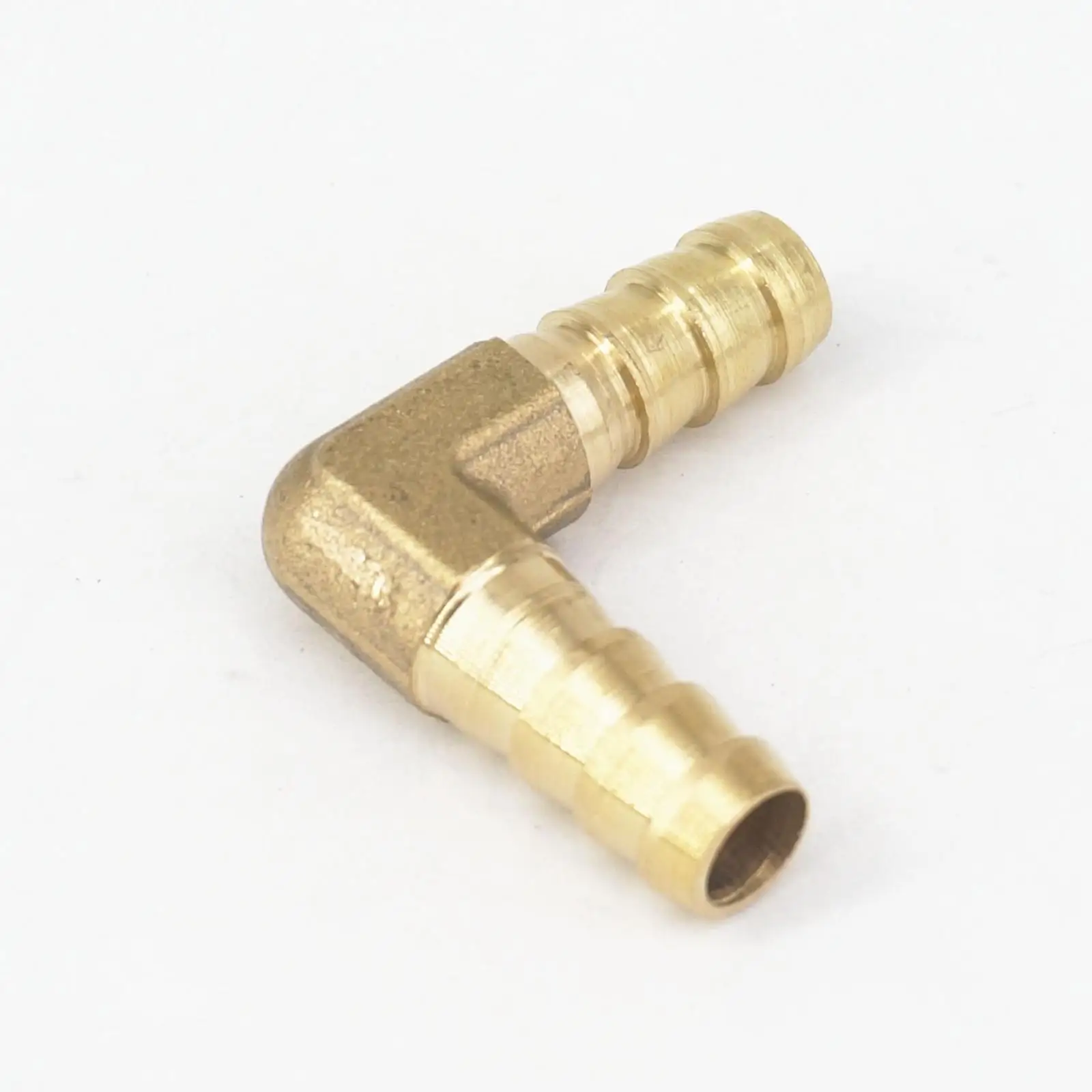 LOT 2 Hose Barb I/D 8mm Elbow Brass coupler Splicer Connector fitting