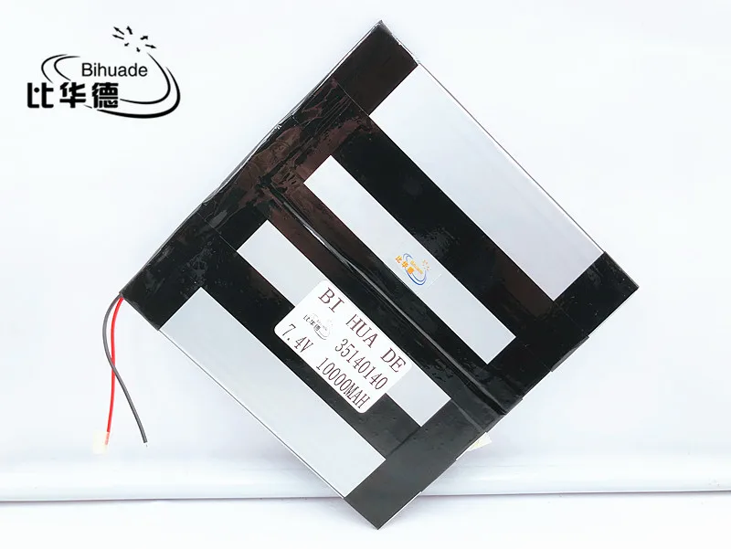 Li-po 35140140 7,4 V 10000 mAh перезаряжаемый литий-полимерный литий-ионный аккумулятор аккумуляторная батарея динамик MID electronics