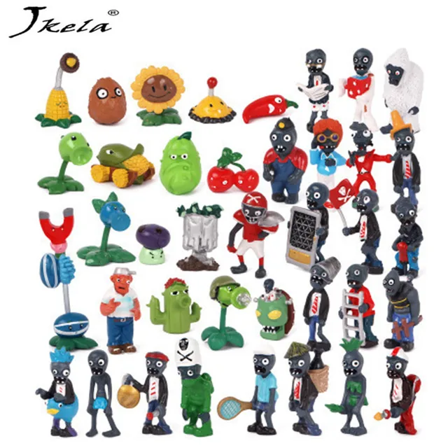 Special Offers [New] Plants vs Zombies Figures Toys PVZ Plants and Zombies PVC Action Figure Collection Model Toy Doll for Gifts 160pcs