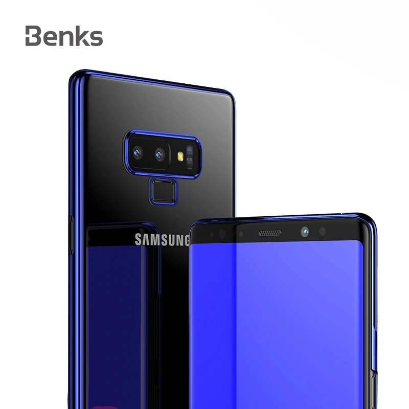 

Benks Glass Case For Samsung Galaxy Note 9 Phone Back Case Tempered Glass Silicon Protective Full Cover Cases For Samsung Note 9