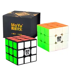 Moyu WeiLong GTS2M 3X3X3 Магнитный магический куб и GTS2 без магнитного 3x3 Profissional speed Cube головоломка для детей 3 by 3 Cube кубик рубика