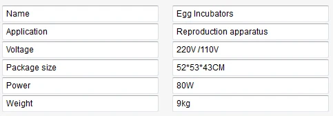 1 шт./лот новые дешевые мини инкубатор WQ-96 220 V/110 V 80W