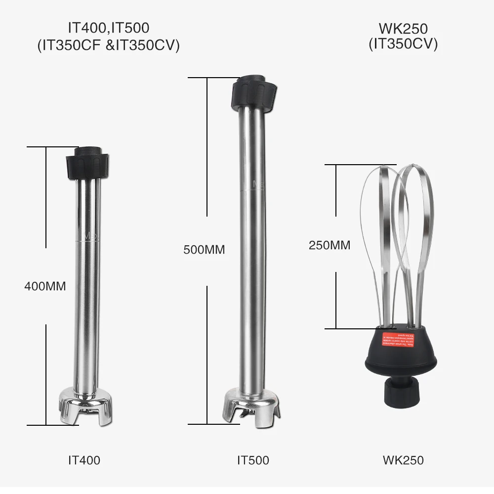 Фиксированный Регулируемый Скорость Погружной блендер соковыжималка из нержавеющей стали Варенье Миксер с смешивания палка 200/250/300/400/500 мм смешивания
