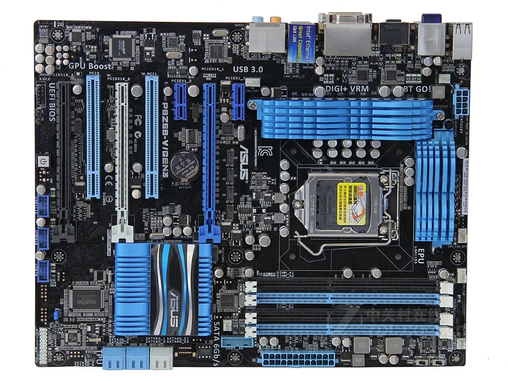 original motherboard for ASUS P8Z68-V/GEN3 LGA 1155 DDR3 USB2.0 for I5 I7 CPU 32GB Z68 Desktop motherboard Free shipping original motherboard for ASUS P8Z68-V/GEN3 LGA 1155 DDR3 USB2.0 for I5 I7 CPU 32GB Z68 Desktop motherboard Free shipping