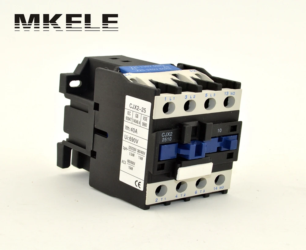 Direct Replacement For Telemecanique Lc1 D25 Ac Contactor Lc1d25 Lc1d2510 M6 220v Coil 3 Phase 3 Pole 25 Amp