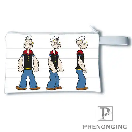 

Custom Popeye the@ Printing Coin Purse Change Purse Zipper Zero Wallet Phone Key Bags Fashion Small Female Purse#19-01-22-4-214