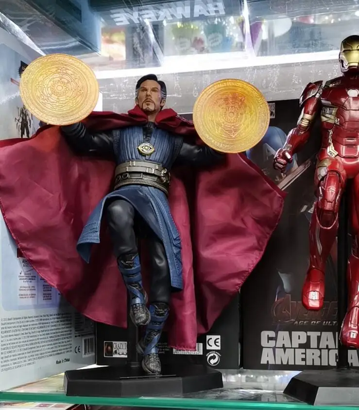 28 см Сумасшедшие игрушки Marvel Мстители доктор странная статуя ПВХ фигурка Коллекционная модель игрушки
