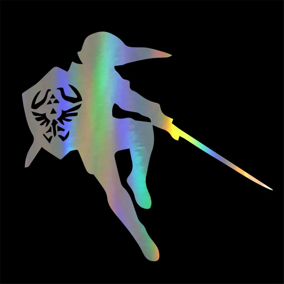 Cunymagos Zelda Sword Personality Car-Styling Stickers Decals Vinyl Decor Fashion Creative Car Wall Reflective Sticker Funny 15.5cm14 (3)