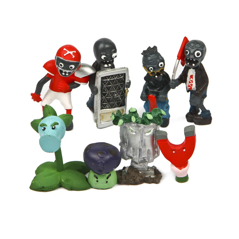 Игрушки аниме brinquedos 8 шт./компл. растения войны зомби 5 поколения анимация подарок