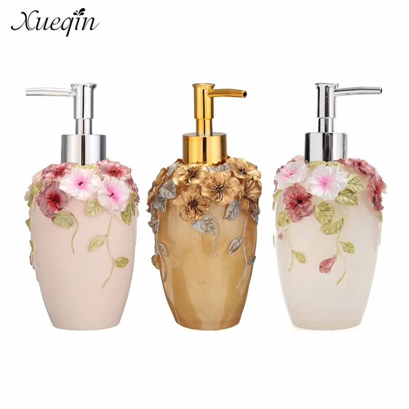 Xueqin 350ml Luxurious Liquid Soap Dispenser Pump Lotion Refillable
