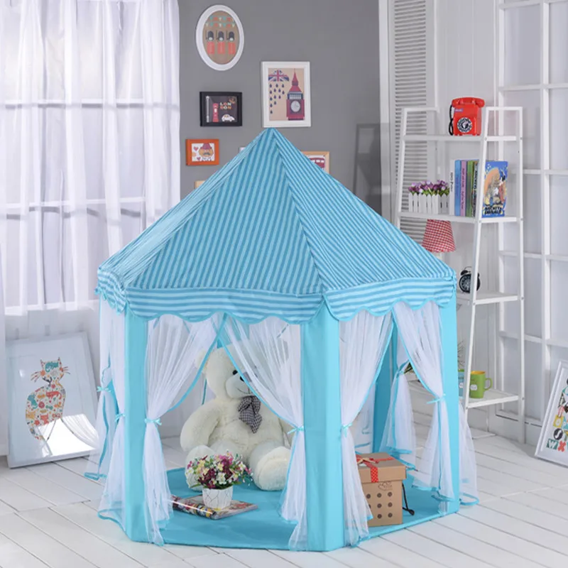 mother-garden-mini-simulazione-camera-tenda-per-bambini-baby-play-house-little-castle-esagonale-princess-house-toy-gift-for-children