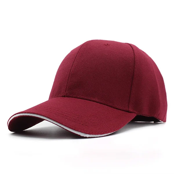 YOUBOME, женские бейсболки для мужчин, бренд, Snapback, одноцветные, Gorras, шапки, модные, Casquette Bone, женская, папа, Кепка - Цвет: wine red