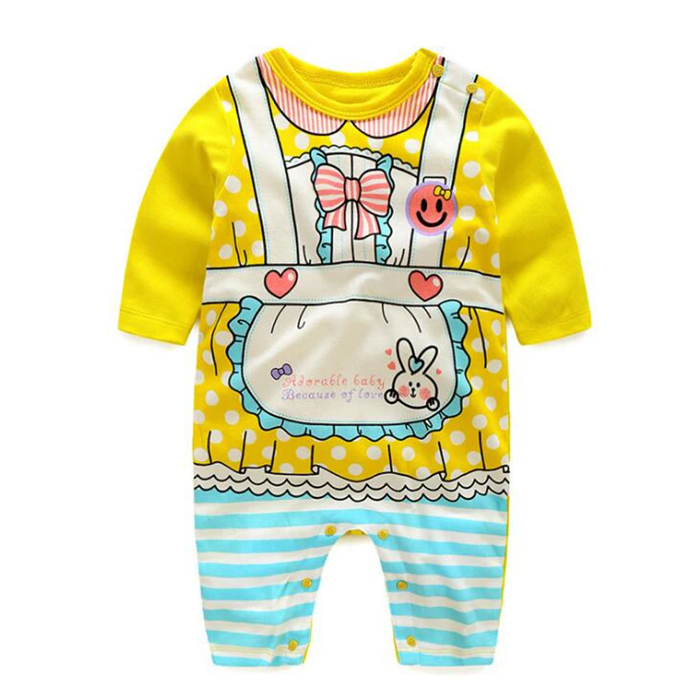 

Fairy Baby Unisex Newborn Cartoon Pattern Jumpsuit Long Sleeve Romper Playsuit
