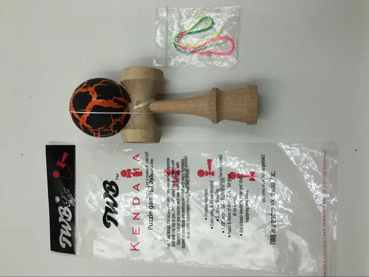 Twb 16 цветов Новая высококачественная безопасная игрушка бук Kendama Лучшие Детские деревянные игрушки игрушка мяч