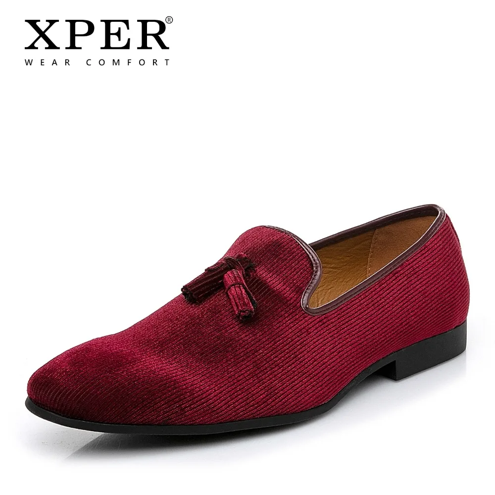 

2019 XPER Brand Luxury Men Loafers Fashion Non-Leather Casual Shoes Male Handmade Dress Dance Shoes Elegant Gentleman #XHY50708