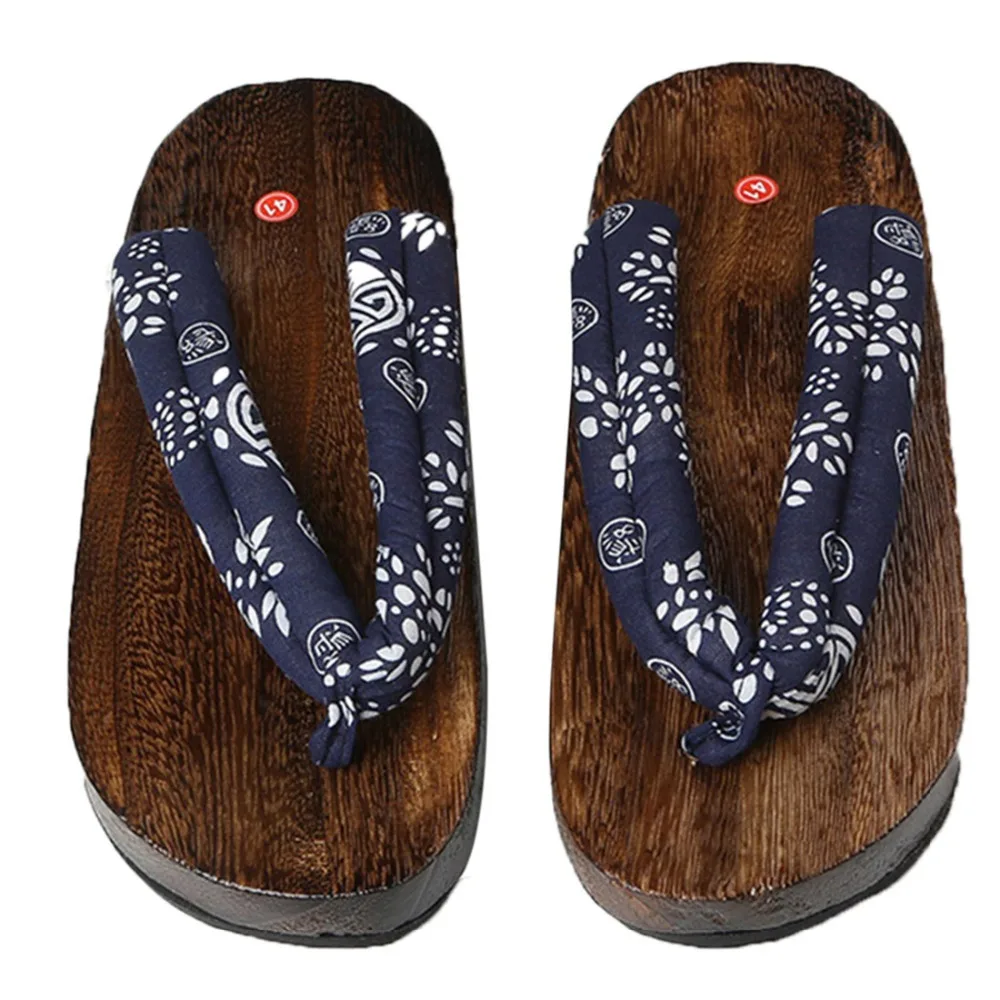 Мужские вьетнамки на деревянной подошве летние мужские сандалии деревянные