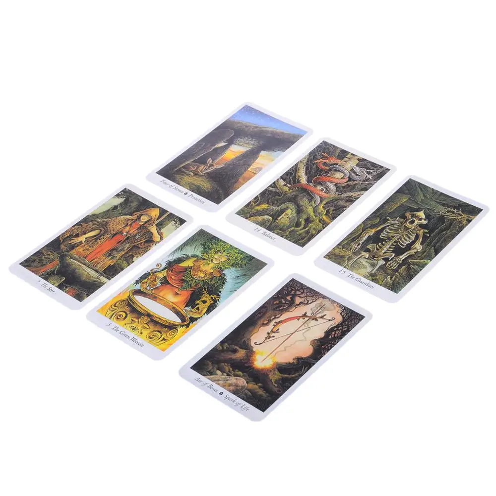 

2019 New 78Pcs/Set 103x60mm Tarot Cards Deck English Mysterious Animal Playing Board Game For Tool Parts Accessories