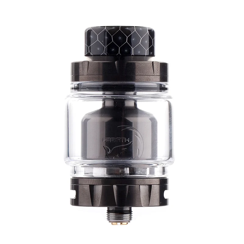 Новейший vape Танк Hellvape Rebirth RTA 25 мм диаметр 2 мл бак с 810 полимерным дриптипом для