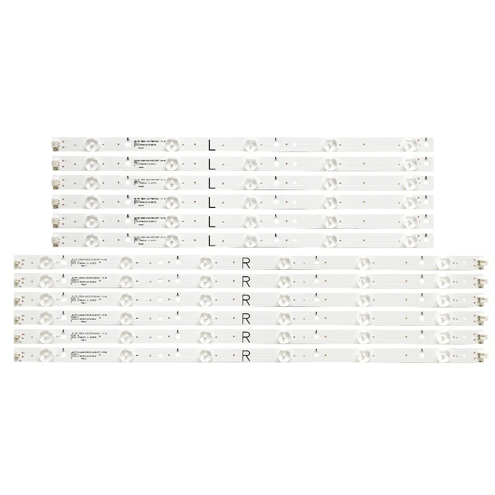 12 шт./компл. новая светодиодная лента для AOC TV LD50V02S T5002S LE50D1452 50PFF3655/T3 GJD500611002 X2 L R LB