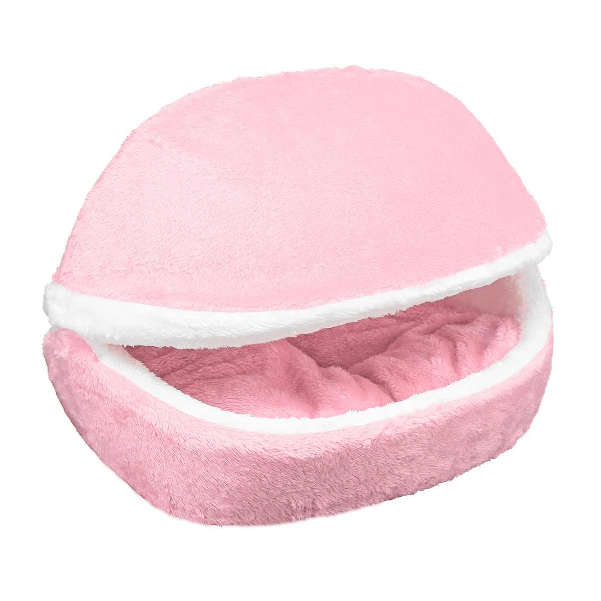 Фланелевая мягкая кровать для питомцев, питомник для собак, кошек, летний зимний теплый спальный мешок, коврик для щенков, переносные принадлежности для кошек, 5 цветов - Цвет: Pink