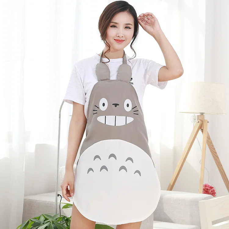 Han ausgabe Mode Kreative Totoro Schürze Wasserdicht Und Öl Haushalt Küche Kochen Cartoon Schürze Ohne Ärmel W 014 Online