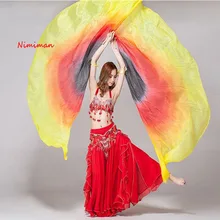 Новое поступление дешевые шелковые костюмы для танца живота isis крылья для танца живота аксессуары в продаже(не прилипают