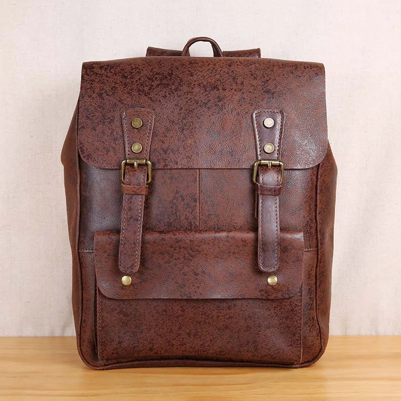 

AETOO The first layer of leather super soft leather large capacity shoulder men's bag backpack computer bag school bag