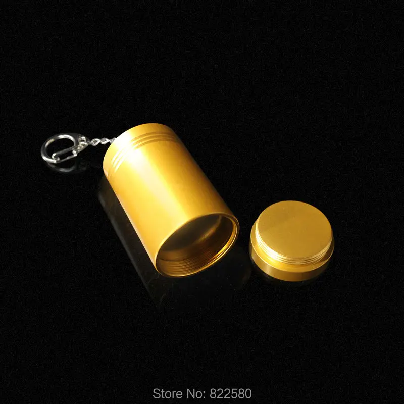 New Arrival!Luxury Gold Aluminium Alloy EAS Magnet Portable Cylindrical Detacher Hard Tag Remover