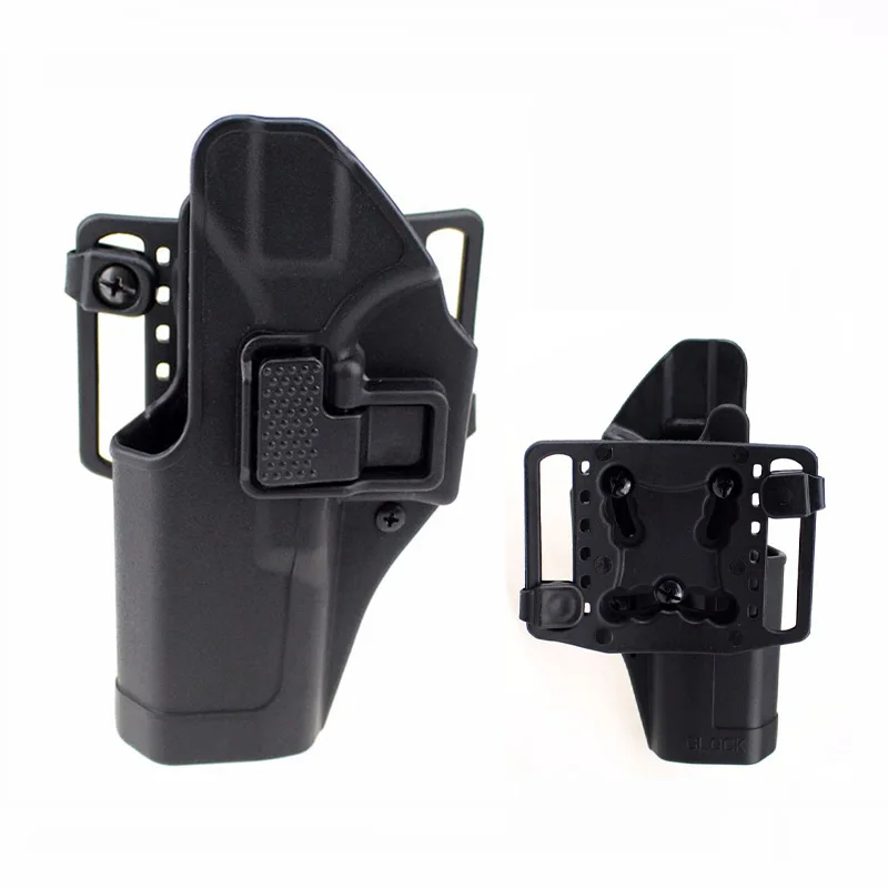 Black Tan Tactical Airsoft Pistol Left Hand Glock Gun Holster Outdoor