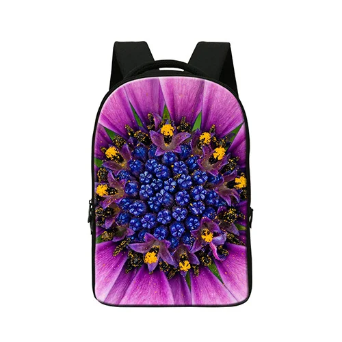 Колледж Обувь для девочек Bookbag, ноутбук рюкзак для женщин, 3D Школьные ранцы для подростков, цветок Дизайнер Mochila, милые альпинизмом Сумки - Цвет: Прозрачный