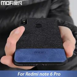 Для Xiaomi Redmi Note 6 Чехол для note6 глобальная Версия задняя крышка силиконовый край тканевый чехол coque MOFi Redmi note 6 pro Чехол