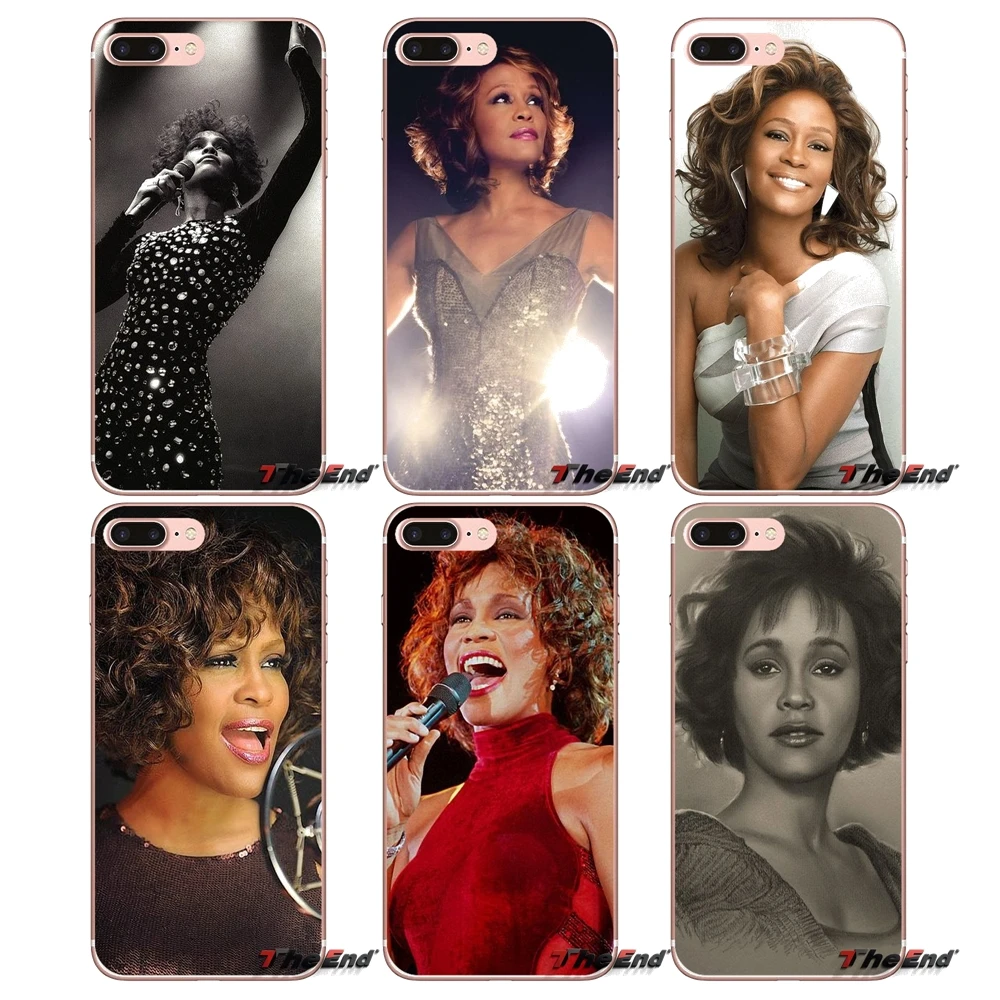 Whitney Houston USA singer star Soft Case For Huawei G7 G8