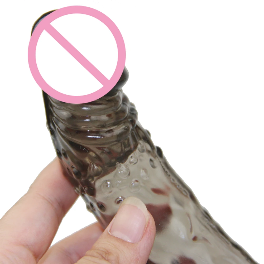penis sleeve extender Bolder delay ejaculation reusable cock ring dick cover sleeves condom sex toys for man realistic glans 9